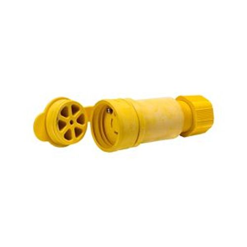 Main product image of Arrow Hart Watertight Locking Connector, #18-10 Awg 20A, 277/480V, Steel, L19-20, 4-Pole, 4-Wire, L1920CW