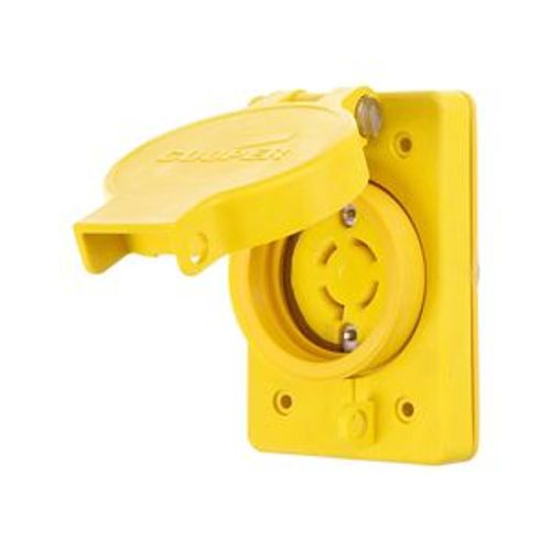 Main product image of Arrow Hart Watertight Locking Receptacle, #14-8 Awg, 20A, 277/480V, L19-20, 4-Pole, 4-Wire, L1920RW