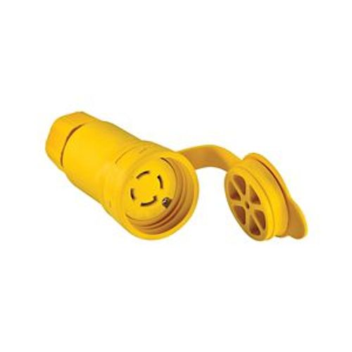 Main product image of Arrow Hart Watertight Locking Connector, #18-10 Awg 30A, 277/480V, Steel, L19-30, 4-Pole, 4-Wire, L1930CW