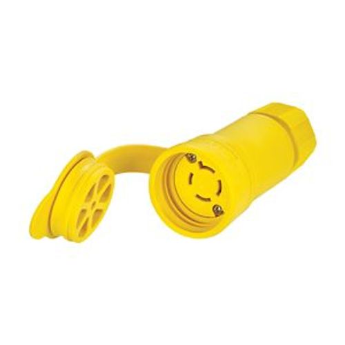Main product image of Arrow Hart Watertight Locking Connector, #18-10 Awg 20A, 347/600V, Steel, L20-20, 4-Pole, 4-Wire, L2020CW