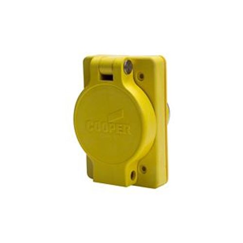 Main product image of Arrow Hart Watertight Locking Receptacle, #18-10 Awg 30A, 347/600V, Black, L20-30 4-Pole, 4-Wire, L2030RWBK