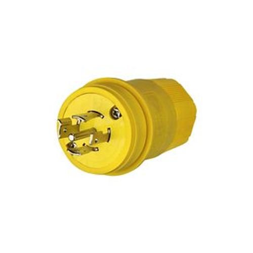 Main product image of Arrow Hart Watertight Locking Plug, #18-10 Awg 20A, 120/208V, Steel, L21-20, 4-Pole, 5-Wire, L2120PW