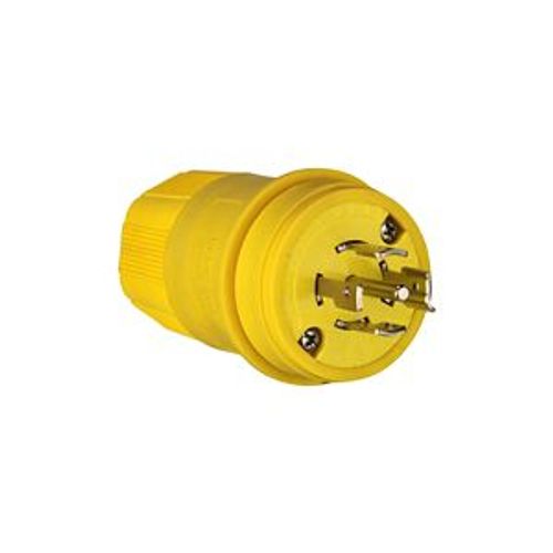Main product image of Arrow Hart Watertight Locking Plug, #18-10 Awg 20A, 120/208V, Steel, L21-20, 4-Pole, 5-Wire, L2120PW