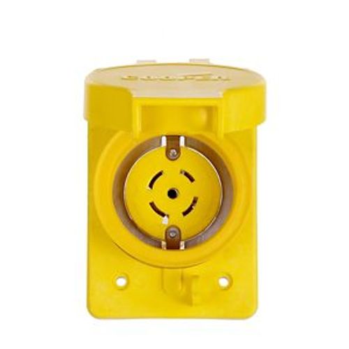 Main product image of Arrow Hart Watertight Locking Receptacle, #14-8 Awg, 20A, 120/208V, L21-20, 4-Pole, 5-Wire, L2120RW