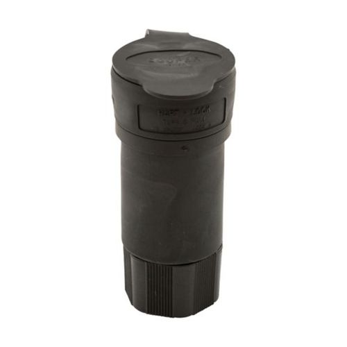 Main product image of Arrow Hart Watertight Locking Connector, #18-10 Awg 30A, 347/600V, Black, L23-30, 4-Pole, 5-Wire, L2330CWBK