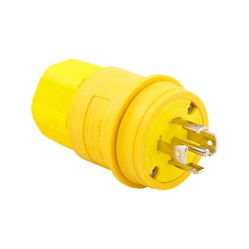 Main product image of Arrow Hart Watertight Locking Plug, #18-10 Awg 30A, 347/600V, Steel, L23-30, 4-Pole, 5-Wire, L2330PW