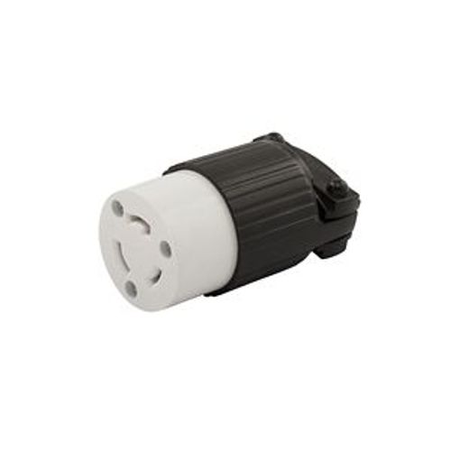 Main product image of Safety Grip Locking Connector, #18-10 Awg, 20A, 125V, Back Wiring, L5-20, 2-Pole, 3-Wire, L520C