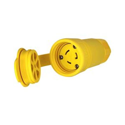 Main product image of Arrow Hart Watertight Locking Connector, #18-10 Awg 20A, 125V, Steel, L5-20, 2-Pole 3-Wire, L520CW