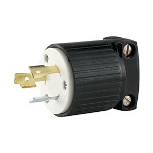 Main product image of Safety Grip Locking Plug, #16-12 Awg, 20A, 125V, Back Wiring, Ultra Grip, L5-20, 2-Pole, 3-Wire, L520P