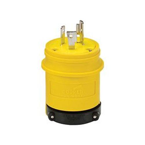 Main product image of Severe Duty Locking Plug, #18-10 Awg, 20A, 125V, Severe Duty, L5-20, 2-Pole 3-Wire 0.63 To 1.16", L520PY