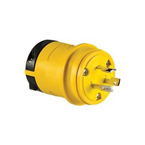 Main product image of Severe Duty Locking Plug, #18-10 Awg, 20A, 125V, Severe Duty, L5-20, 2-Pole 3-Wire 0.63 To 1.16", L520PY