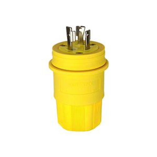 Main product image of Arrow Hart Watertight Locking Plug, #18-10 Awg 30A, 125V, Steel, L5-30, 2-Pole 3-Wire, L530PW