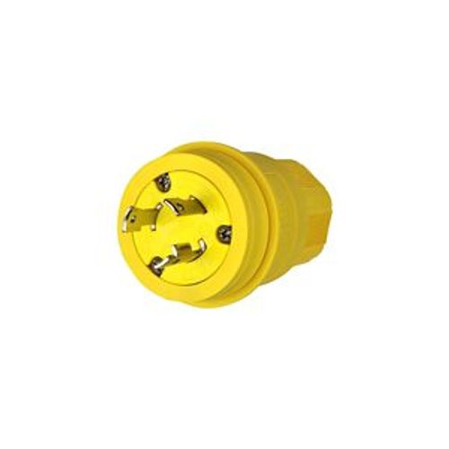 Main product image of Arrow Hart Watertight Locking Plug, #18-10 Awg 30A, 125V, Steel, L5-30, 2-Pole 3-Wire, L530PW
