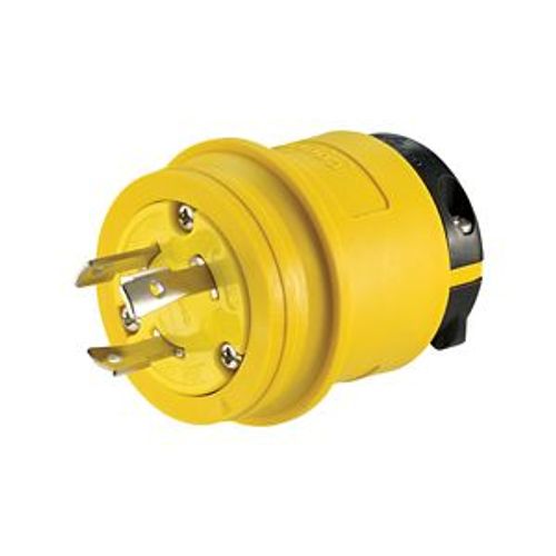 Main product image of Severe Duty Locking Plug, #18-10 Awg, 30A, 125V, Severe Duty, L5-30, 2-Pole 3-Wire 0.63 To 1.16", L530PY
