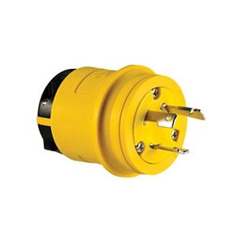 Main product image of Severe Duty Locking Plug, #18-10 Awg, 30A, 125V, Severe Duty, L5-30, 2-Pole 3-Wire 0.63 To 1.16", L530PY