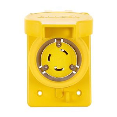 Main product image of Arrow Hart Watertight Locking Receptacle, #18-10 Awg 30A, 125V, Single, L5-30, 2-Pole 3-Wire, L530RW