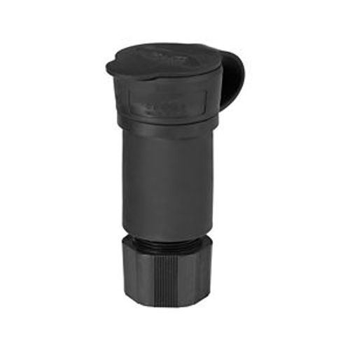 Main product image of Arrow Hart Watertight Locking Connector, #18-10 Awg 20A, 250V, Black, L6-20, 2-Pole 3-Wire, L620CWBK
