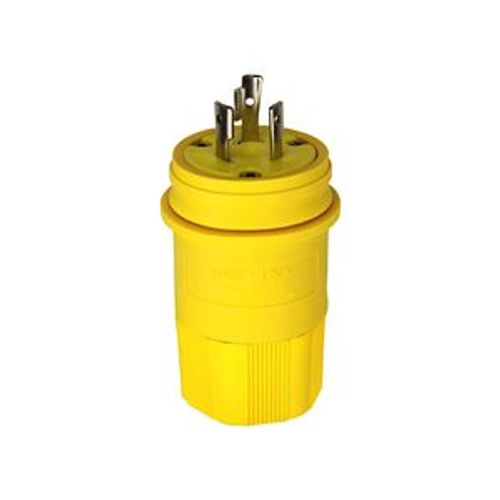 Main product image of Arrow Hart Watertight Locking Plug, #18-10 Awg 20A, 250V, Steel, L6-20, 2-Pole 3-Wire, L620PW