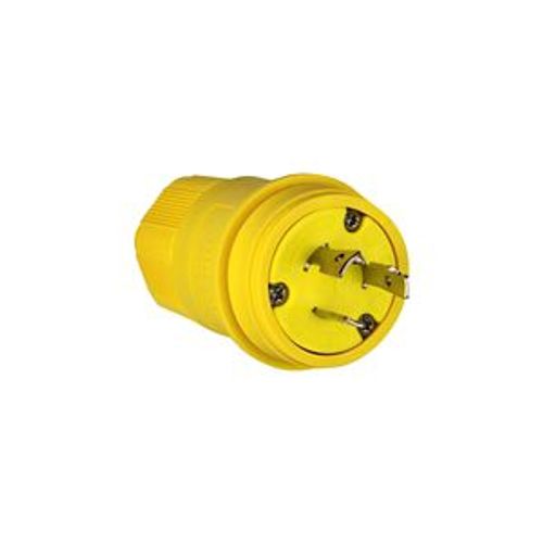 Main product image of Arrow Hart Watertight Locking Plug, #18-10 Awg 20A, 250V, Steel, L6-20, 2-Pole 3-Wire, L620PW