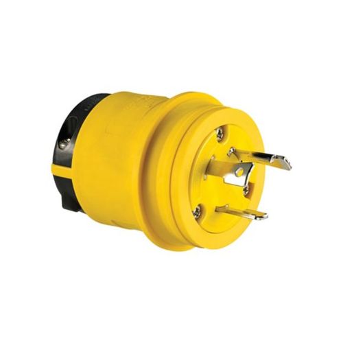 Main product image of Severe Duty Locking Plug, #18-10 Awg, 20A, 250V, Severe Duty, L6-20, 2-Pole 3-Wire 0.63 To 1.16", L620PY