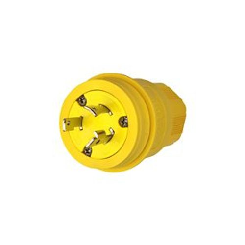 Main product image of Arrow Hart Watertight Locking Plug, #18-10 Awg 30A, 250V, Steel, L6-30, 2-Pole 3-Wire, L630PW