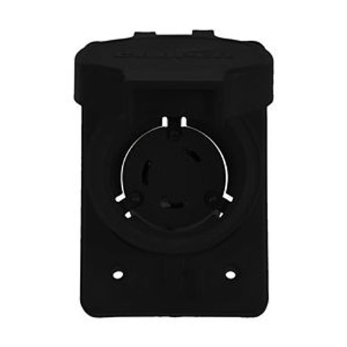 Main product image of Arrow Hart Watertight Locking Receptacle, #14-8 Awg, 30A, 250V, Black, L6-30, 2-Pole 3-Wire, L630RWBK