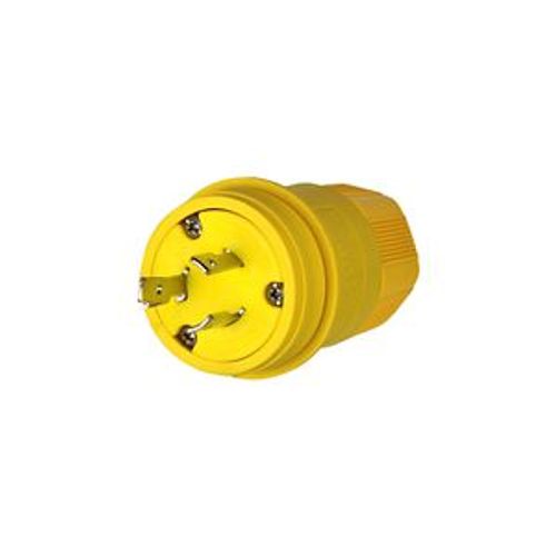 Main product image of Arrow Hart Watertight Locking Plug, #18-10 Awg 30A, 277V, Steel, L7-30, 2-Pole 3-Wire, L730PW