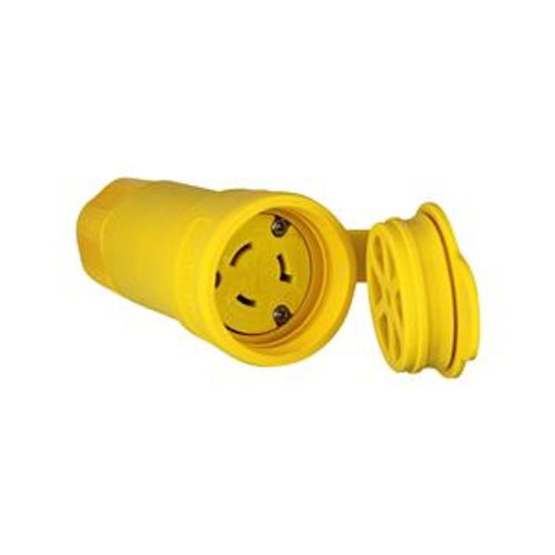 Main product image of Arrow Hart Watertight Locking Connector, #18-10 Awg 20A, 480V, Steel, L8-20, 2-Pole 3-Wire, L820CW