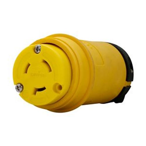 Main product image of Severe Duty Locking Connector, #18-10 Awg 20A, 480V, Severe Duty, L8-20, 2-Pole 3-Wire, L820CY
