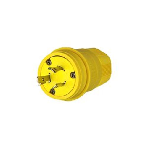 Main product image of Arrow Hart Watertight Locking Plug, #18-10 Awg 20A, 480V, Steel, L8-20, 2-Pole 3-Wire, L820PW