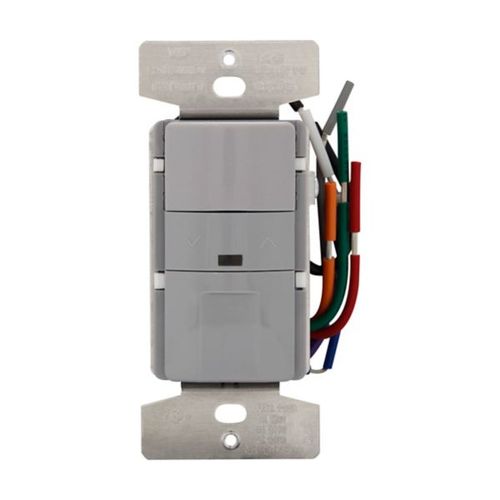 Main product image of Occupancy Sensor & Dimmer, 8/10A, 120/277V, Gray, 1-Pole, 3-Way, 1-Ph, 1200/2200W, OS10D7-GY