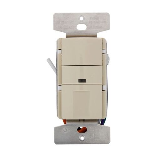 Main product image of Occupancy Sensor & Dimmer, 8/10A, 120/277V, Ivory, 1-Pole, 3-Way, 1-Ph, 1200/2200W, Ivory, OS10D7-V