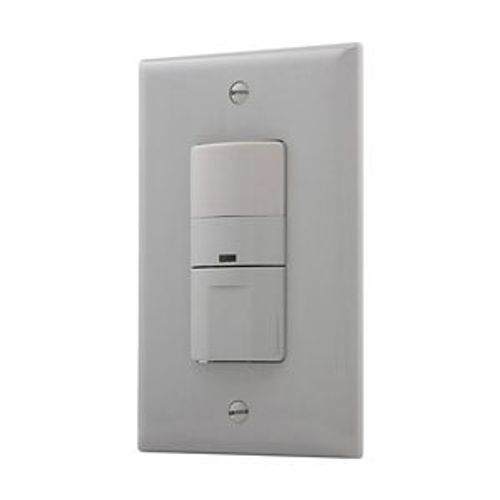 Main product image of Occupancy Sensor Switch, No Neutral Required, 120V, Gray, 1-Pole, 3-Way, 1-Phase, 450 Sq Ft 600W, OS306U-GY