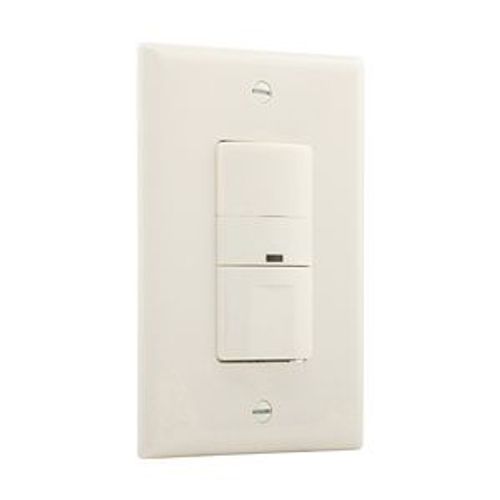 Main product image of Occupancy Sensor Switch, No Neutral Required, 120V, Light Almond, 1-Pole, 3-Way, 450 Sq Ft, OS306U-LA