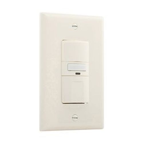 Main product image of Occupancy Sensor Switch, Motion Sensor w/ Nightlight, 120V, Light Almond, 1-Pole, 1000 Sq Ft, OS310U-LA