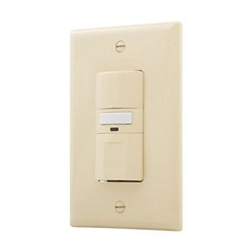 Main product image of Occupancy Sensor Switch, Motion Sensor w/ Nightlight, 120V, Ivory, 1-Pole, 3-Way, 1000 Sq Ft, OS310U-V