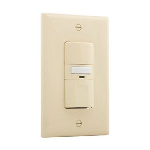 Main product image of Occupancy Sensor Switch, Motion Sensor w/ Nightlight, 120V, Ivory, 1-Pole, 3-Way, 1000 Sq Ft, OS310U-V