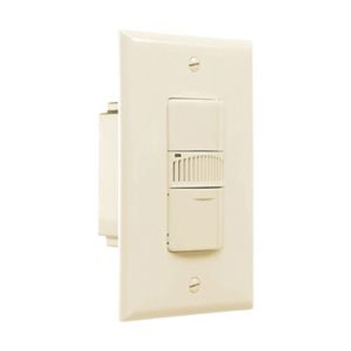 Main product image of Occupancy Sensor Switch, Dual Tech Motion, 120/277V, Maint Close, Light Almond, 1000 Sq Ft, OSD10N-LA