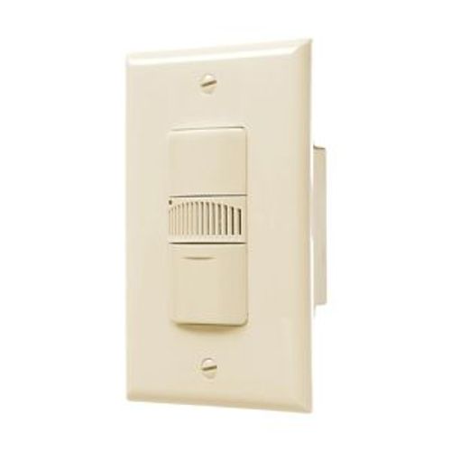 Main product image of Occupancy Sensor Switch, Dual Tech Motion, 120/277V, Maint Close, Light Almond, 1000 Sq Ft, OSD10N-LA