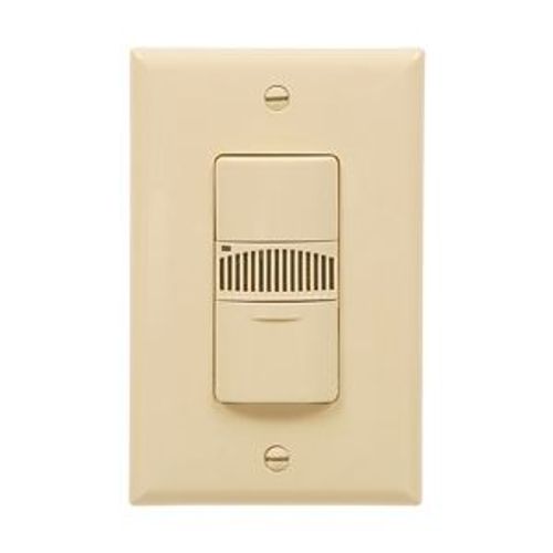 Main product image of Occupancy Sensor Switch, Dual Tech Motion, 120/277V, Ivory, 1-Pole, 3-Way, 1-Ph, 1000 Sq Ft, OSD10N-V