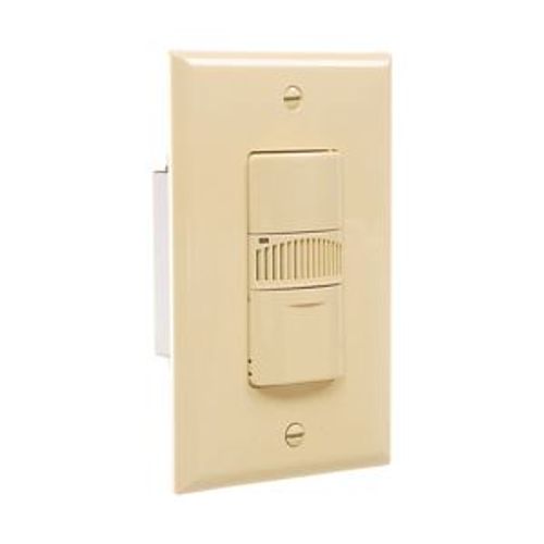 Main product image of Occupancy Sensor Switch, Dual Tech Motion, 120/277V, Ivory, 1-Pole, 3-Way, 1-Ph, 1000 Sq Ft, OSD10N-V