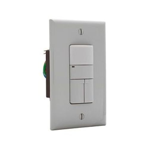 Main product image of Occupancy Sensor Dual Switch, 120/277V, Gray, 1-Pole, 3-Way, 1-Ph, 1000 Sq Ft, OSP10D-GY
