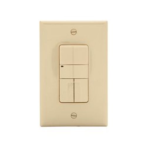 Main product image of Occupancy Sensor Dual Switch, 120/277V, Ivory, Incand, Mlv, Elv, Flr, Halo, 1-Pole, 1000 Sq Ft, OSP10D-V