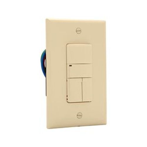 Main product image of Occupancy Sensor Dual Switch, 120/277V, Ivory, Incand, Mlv, Elv, Flr, Halo, 1-Pole, 1000 Sq Ft, OSP10D-V
