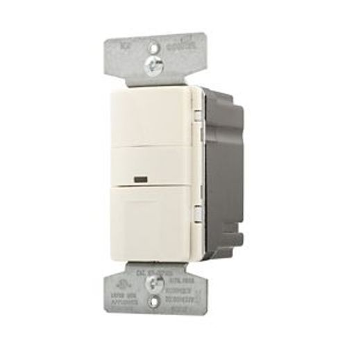 Main product image of Occupancy Sensor Switch, 120/277V, Wire Ld, Maint Close, Almond, 1-Pole, 3Way, 1-Ph, 1000 Sq Ft, OSP10M-LA