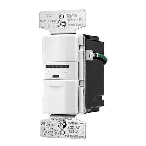 Main product image of Occupancy Sensor & Dimmer, Dimmer Sensor, 120V, Light Almond, Ivory, 1-Pole, 1-Ph, 1000 Sq Ft, OSUL06D-C2-K-L