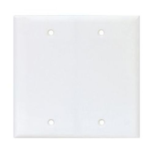 Main product image of Blank Wallplate, Wallplate 2G Blank Box Mount Poly Mid Wh, PJ23W-SP-L