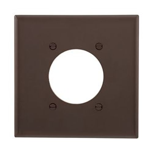 Main product image of Power Outlet And Locking, Brown, 2.15" Hole Cutout, Polycarbonate, 2- Gang, Mid-Size, PJ703B