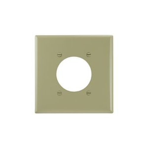 Main product image of Power Outlet And Locking, Ivory, 2.15" Hole Cutout, Polycarbonate, 2- Gang, Mid-Size, PJ703V