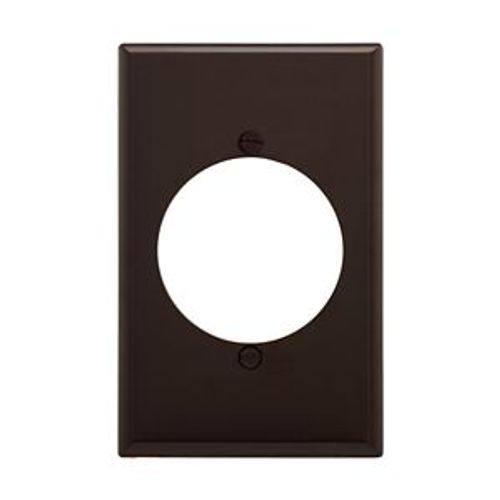 Main product image of Power Outlet And Locking, Brown, 2.15" Hole Cutout, Polycarbonate, Single- Gang, Mid-Size, PJ724B